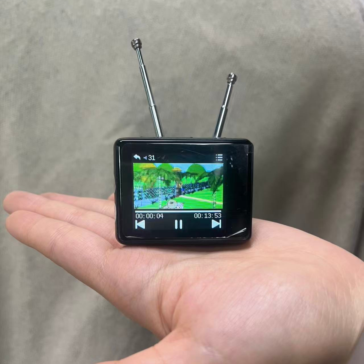 Home Decor Video - Color Touch Screen Miniature Retro TV