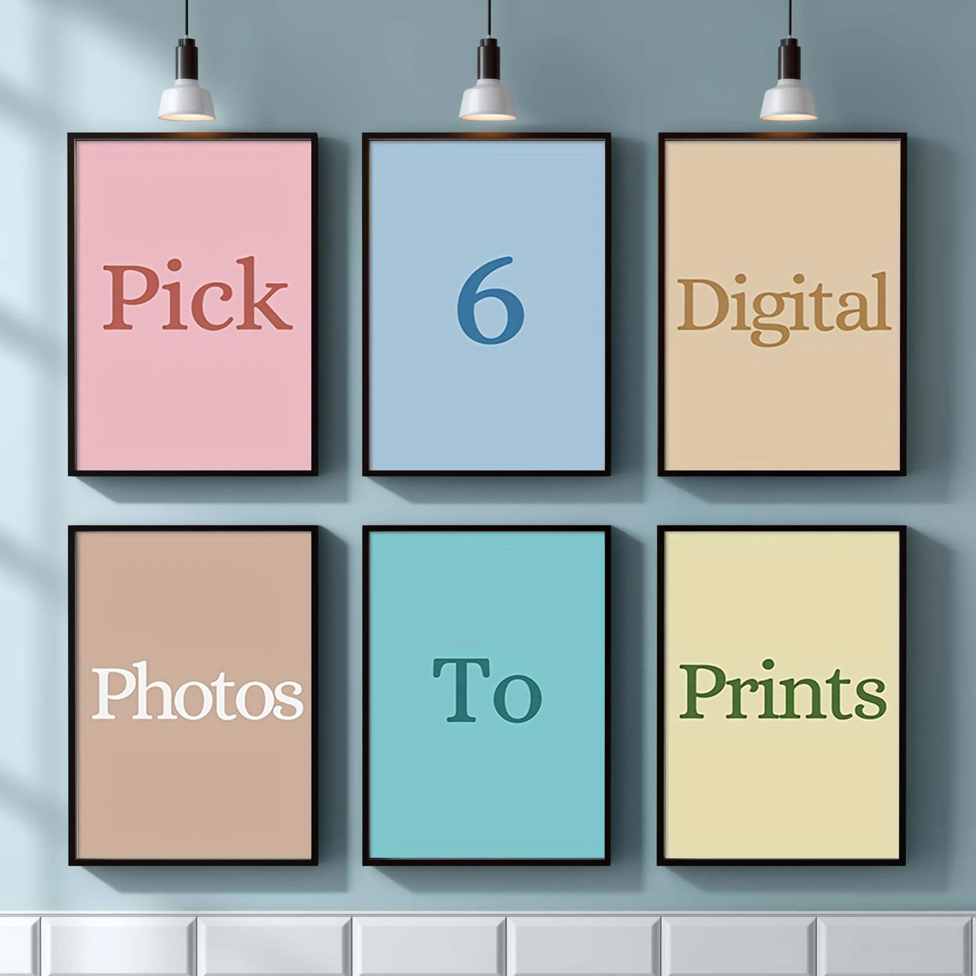 Home Decor Luxury - 4/5/6pcs Custom Canvas Printing Personalized Photo