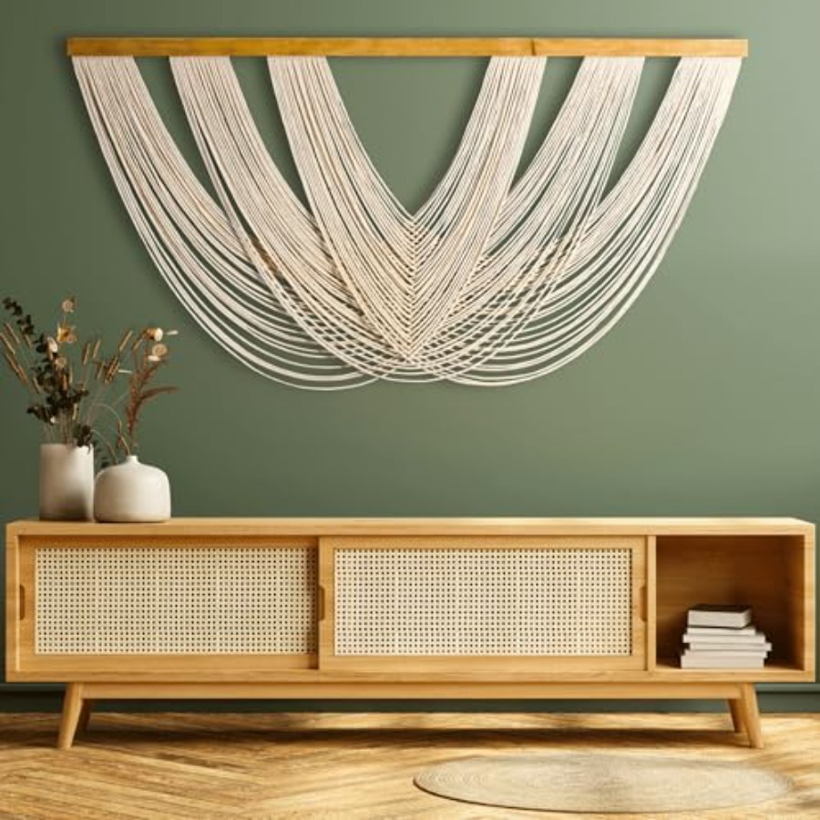 Macrame Wall Hanging - Extra Large Macrame Wall Hanging 59