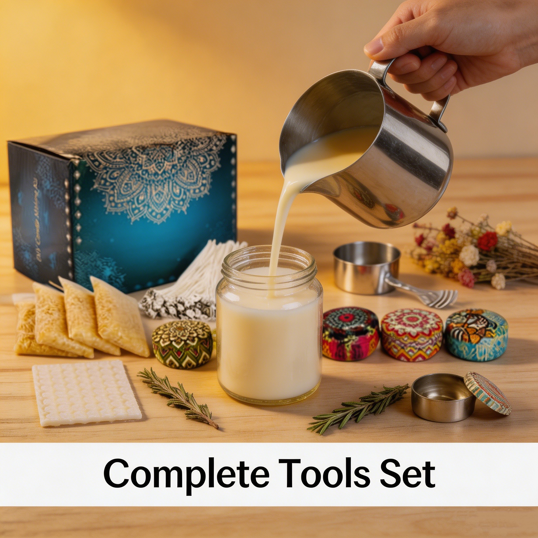 Scented Candle Set - 67PCS DIY Candle Making Kit with
