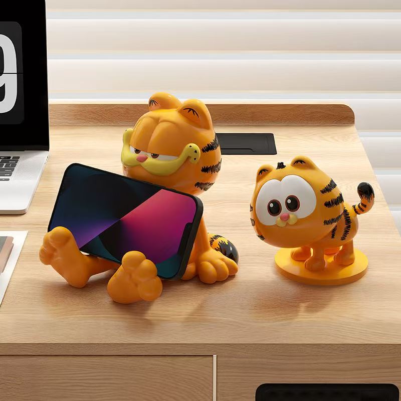 Home Decor Organizer - Garfield animation cartoon cute resin phone