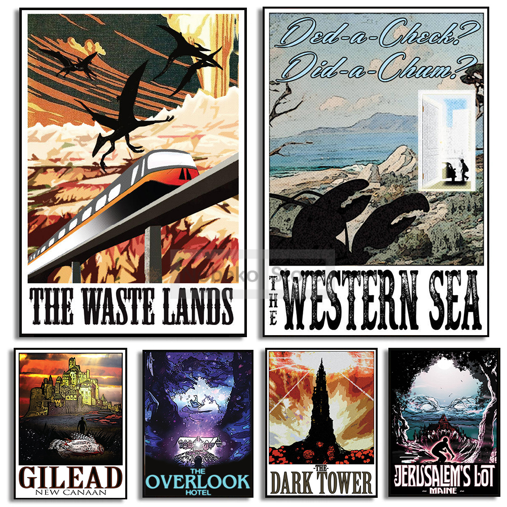 Home Decor Location - Stephen King's Novel Location Travel Poster