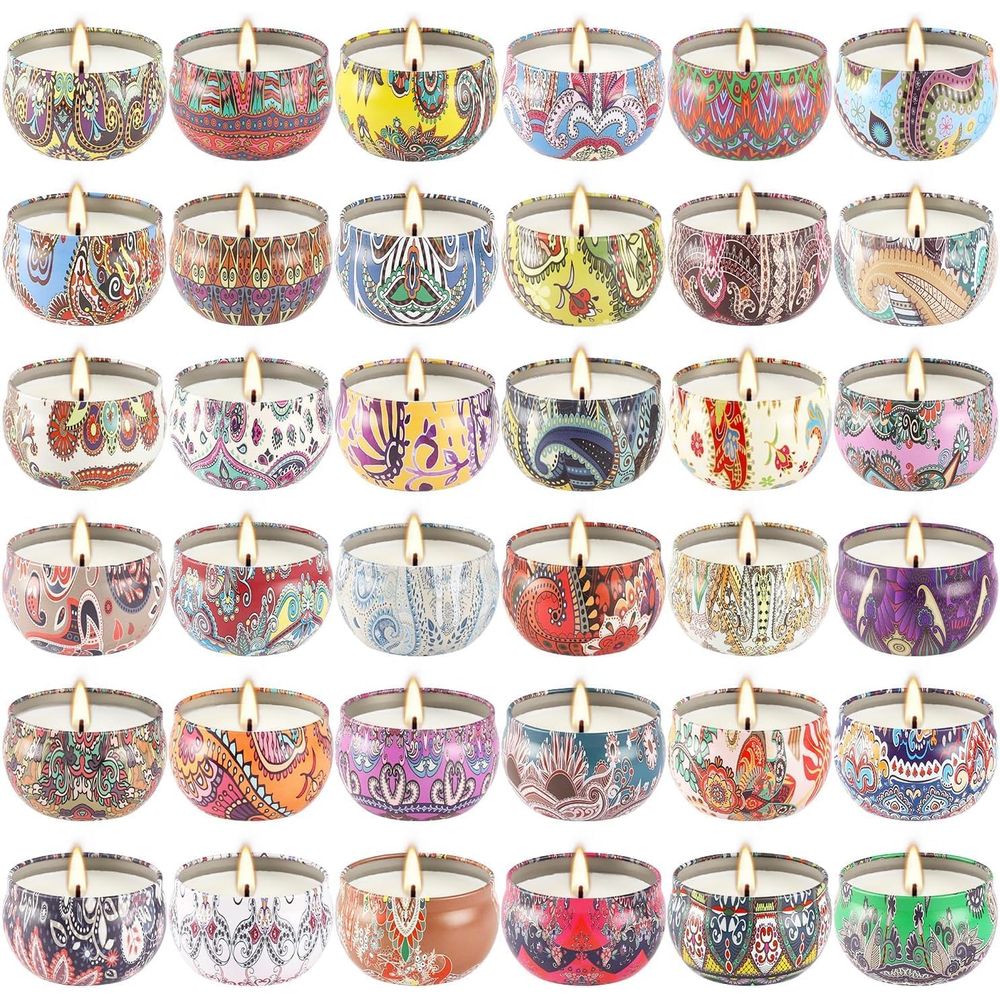 Scented Candle Set - Set o 36 Scented Candles, 2.5