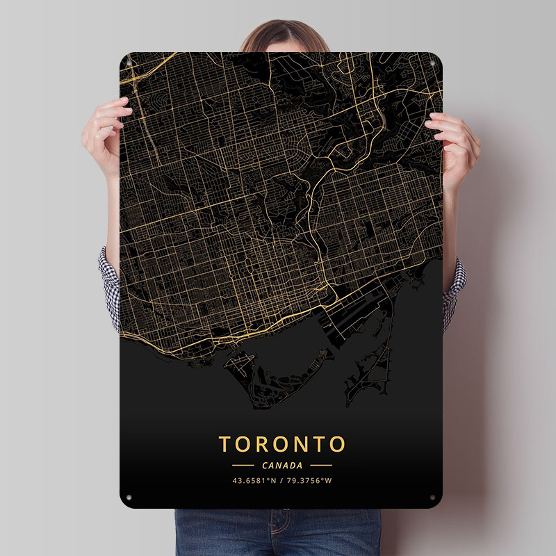 Home Decor Canada - Toronto Canada Printed Poster Retro Vintage