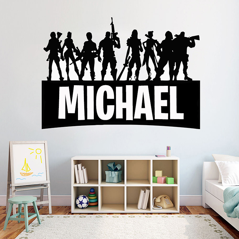 Home Decor Video - Game Gamer Personalised Name wall Decor