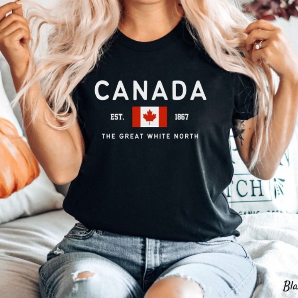 Home Decor Canada - Canada Shirt Canadian Flag T-shirt THE