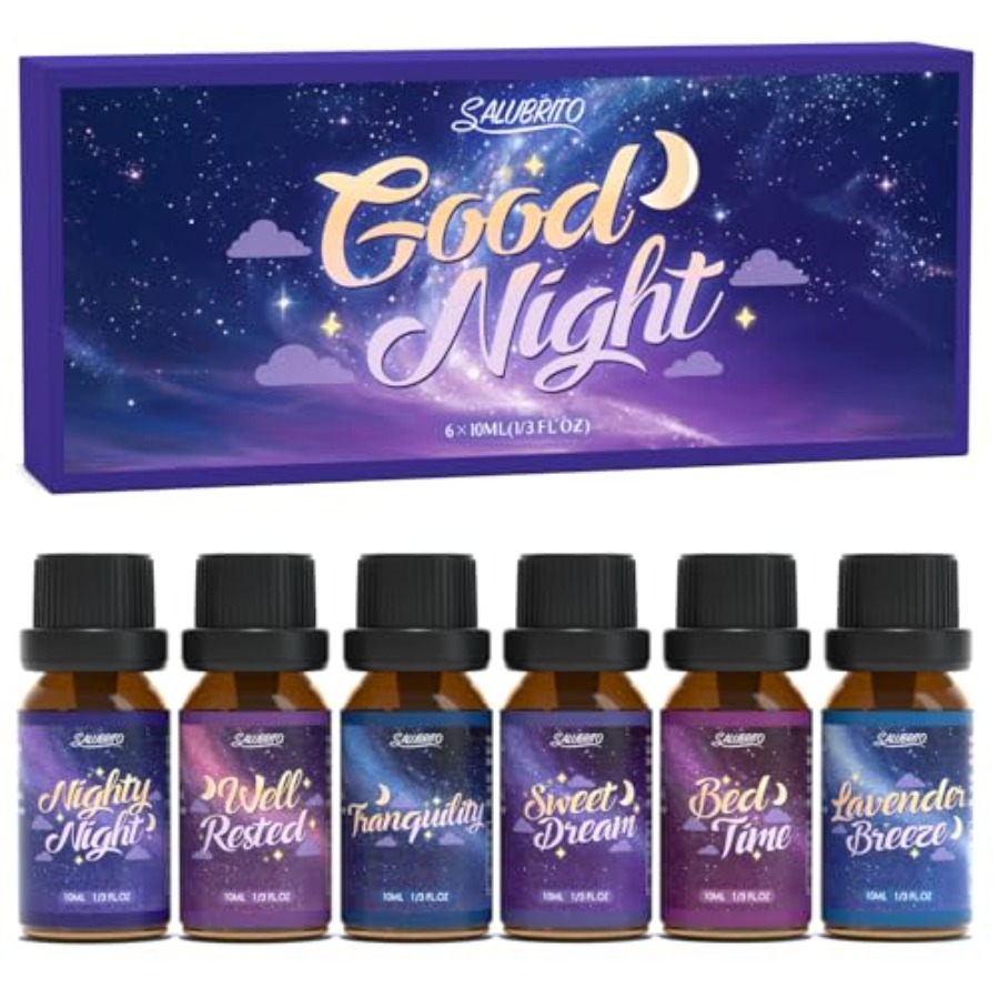 Scented Candle Set - Good Night Fragrance Oils, Premium ential