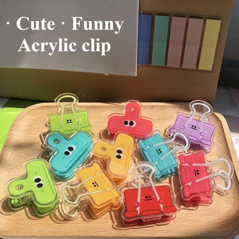 Home Decor Emoji - 5pcs/set Cute Acrylic Clip Funny Eye