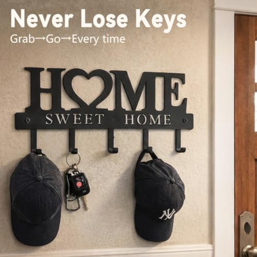 Entryway Key Holder Wall Mount - Home Decor Organizer ulasan dan harga