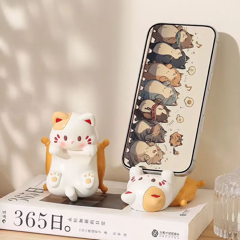 Cute Cartoon Cat Desktop Ornam - Home Decor Organizer ulasan dan harga