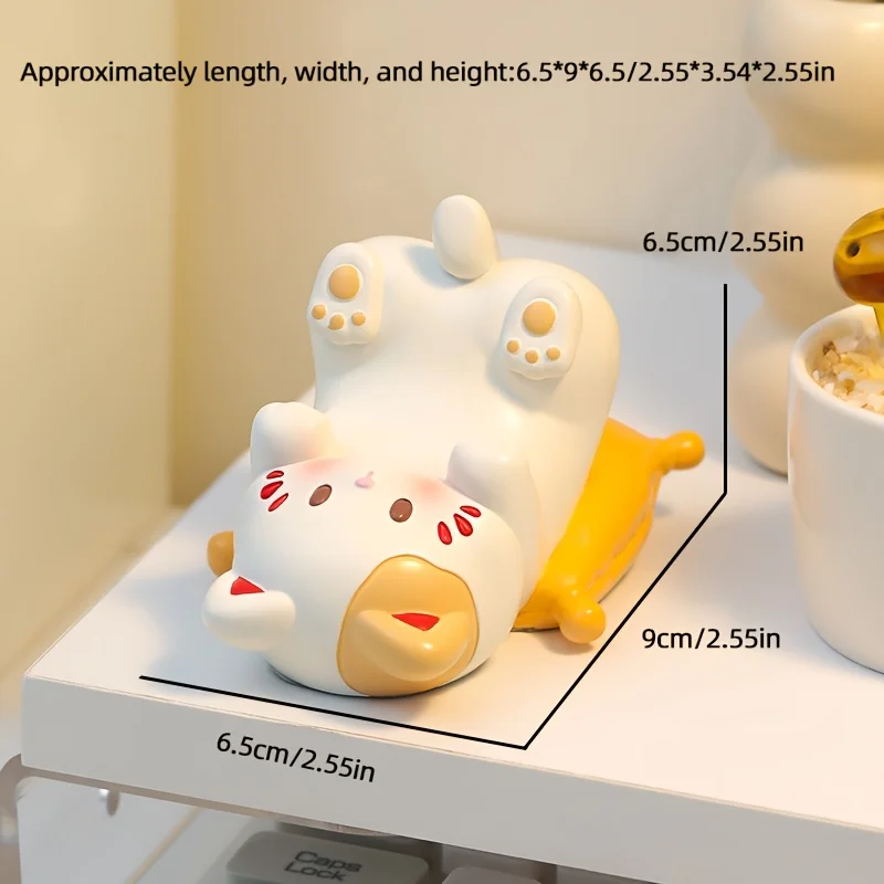 Cute Cartoon Cat Desktop Ornam - Home Decor Organizer ulasan dan harga