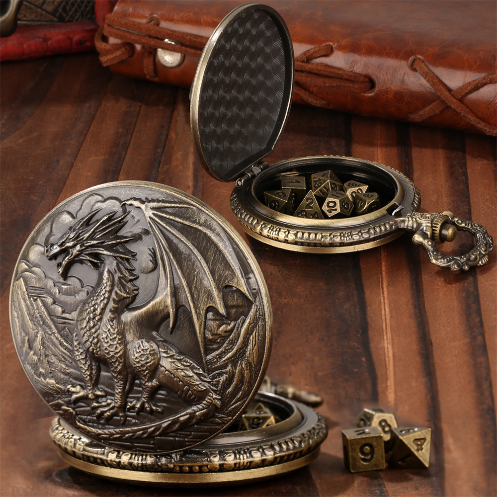 Vintage Metal Dragon Pocket Wa - Vintage Alarm Clock ulasan dan harga