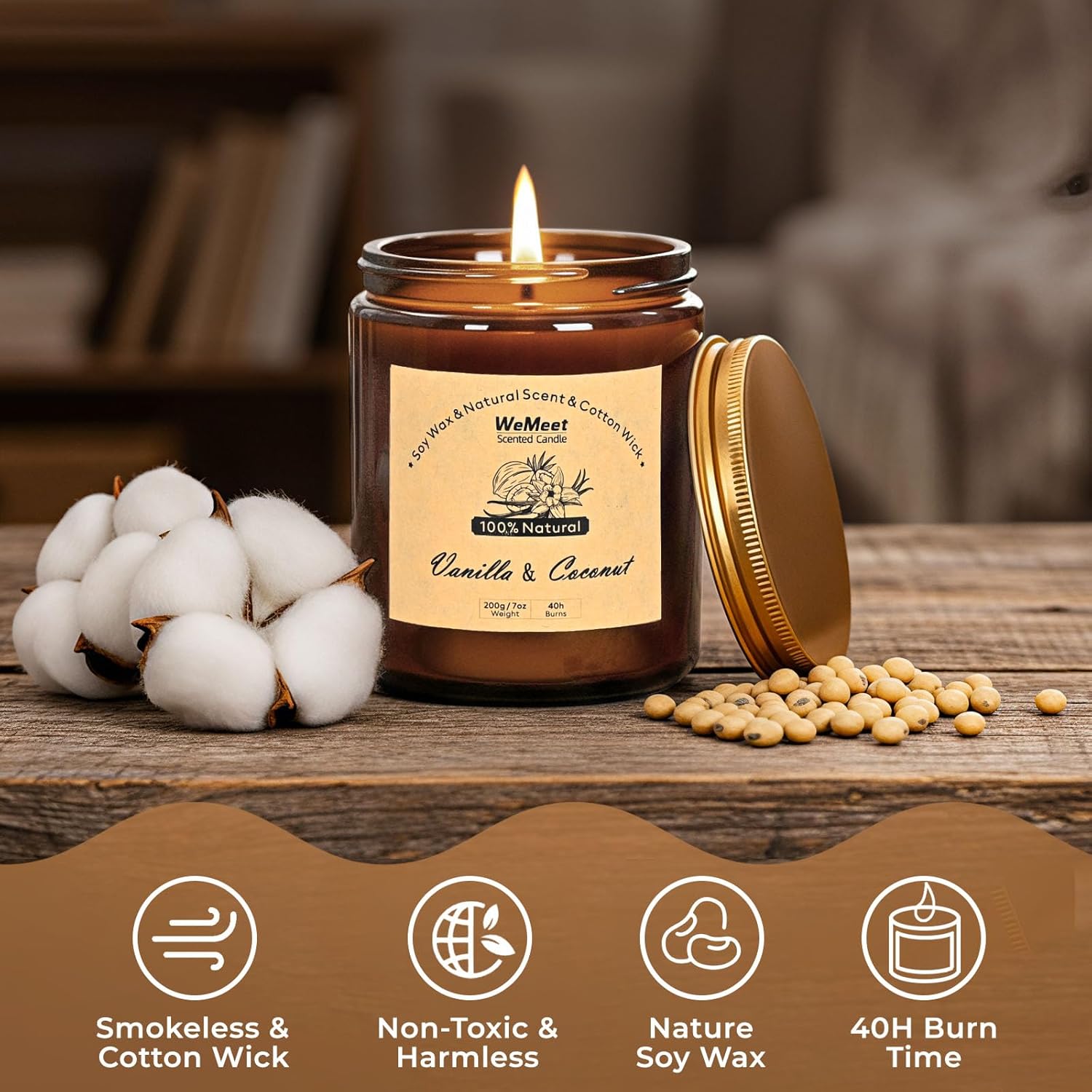 Scented Candles Set, 4 Pack Ar - Scented Candle Set ulasan dan harga
