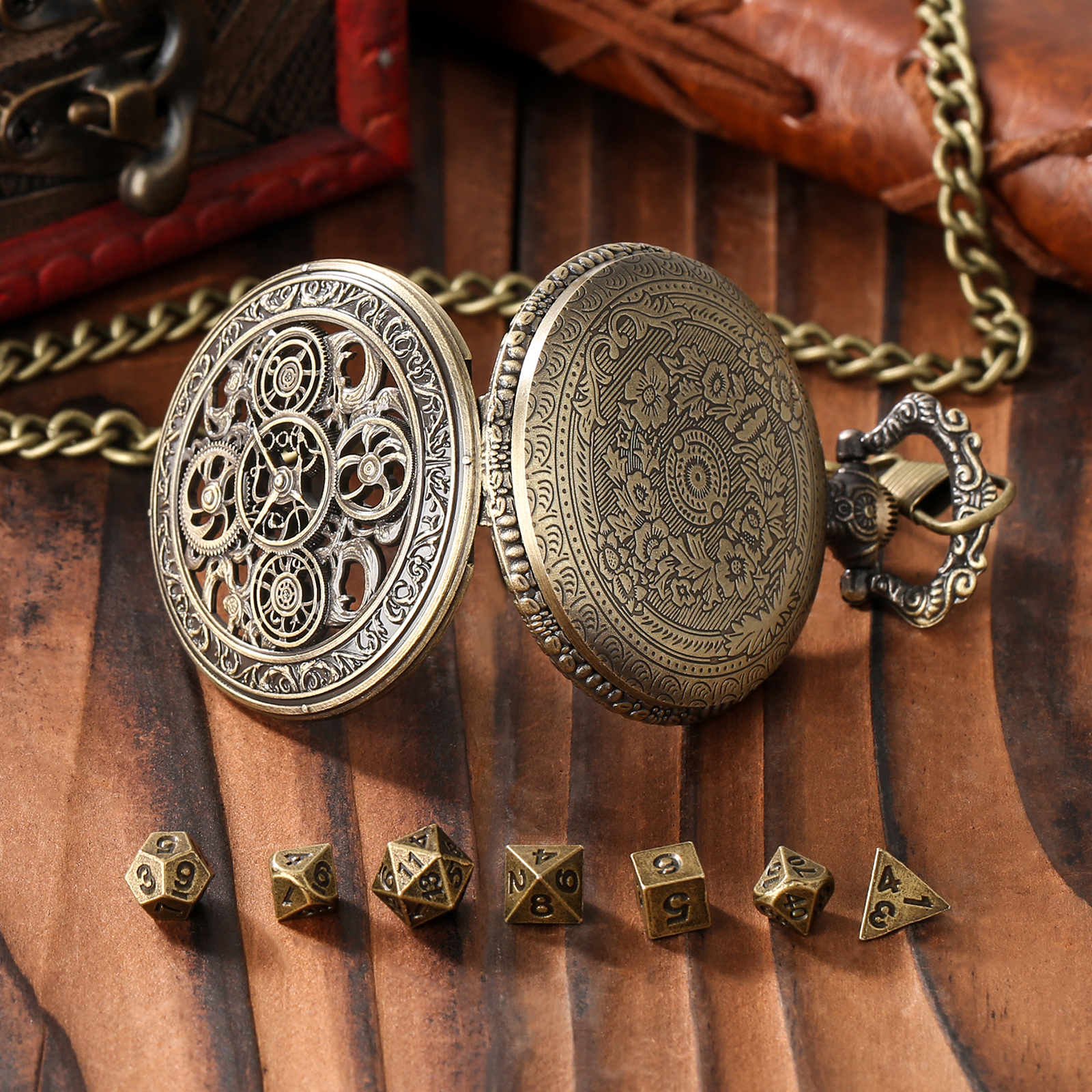 YISUYA Vintage Gears Pocket Wa - Vintage Alarm Clock ulasan dan harga