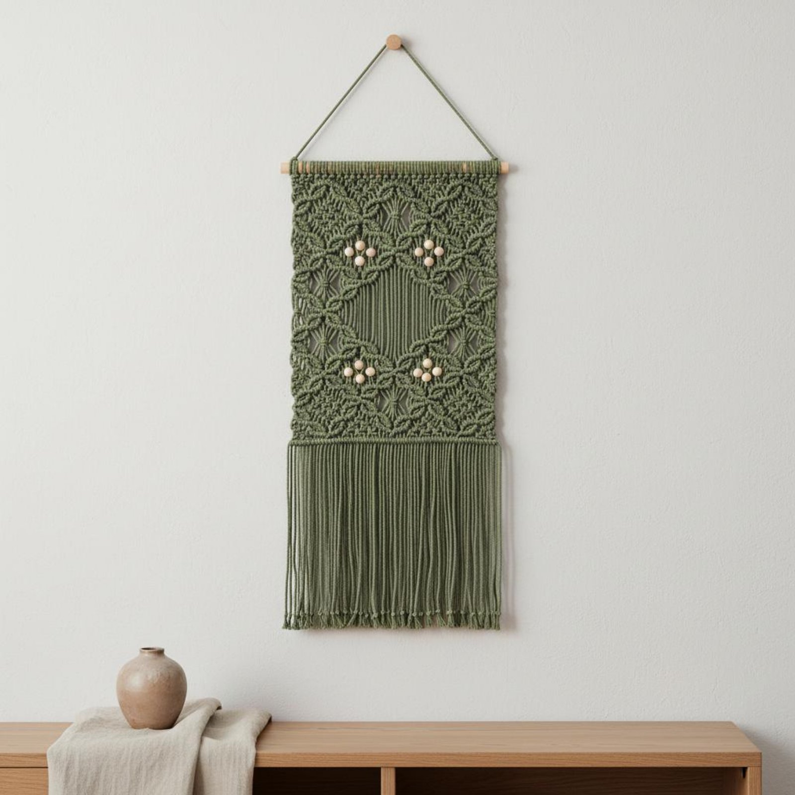Macrame Wall Hanging Handmade  - Macrame Wall Hanging ulasan dan harga