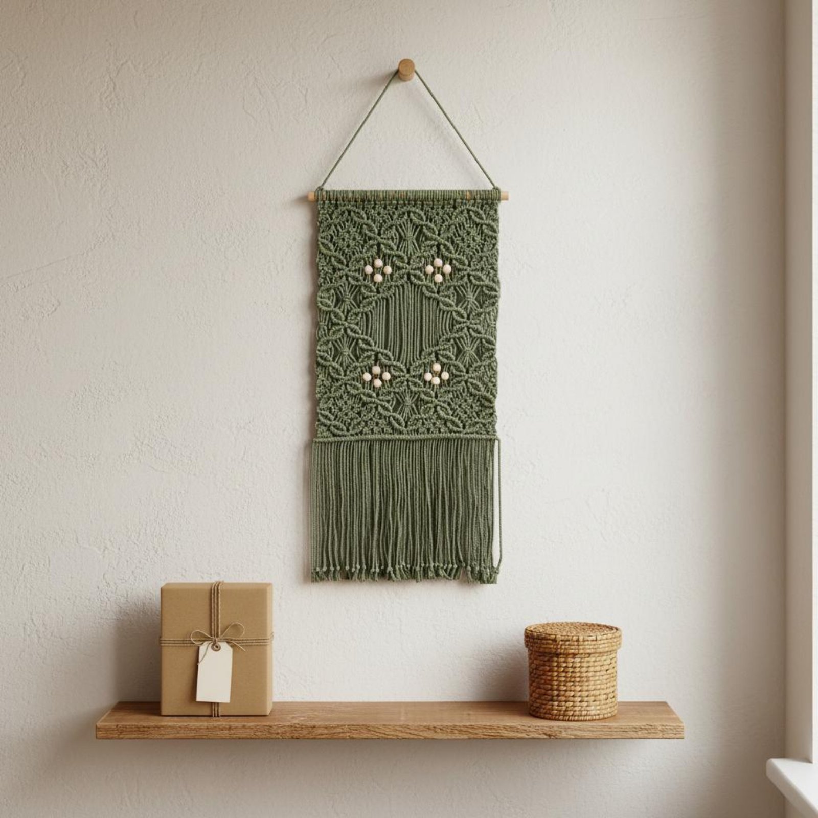 Macrame Wall Hanging Handmade  - Macrame Wall Hanging ulasan dan harga