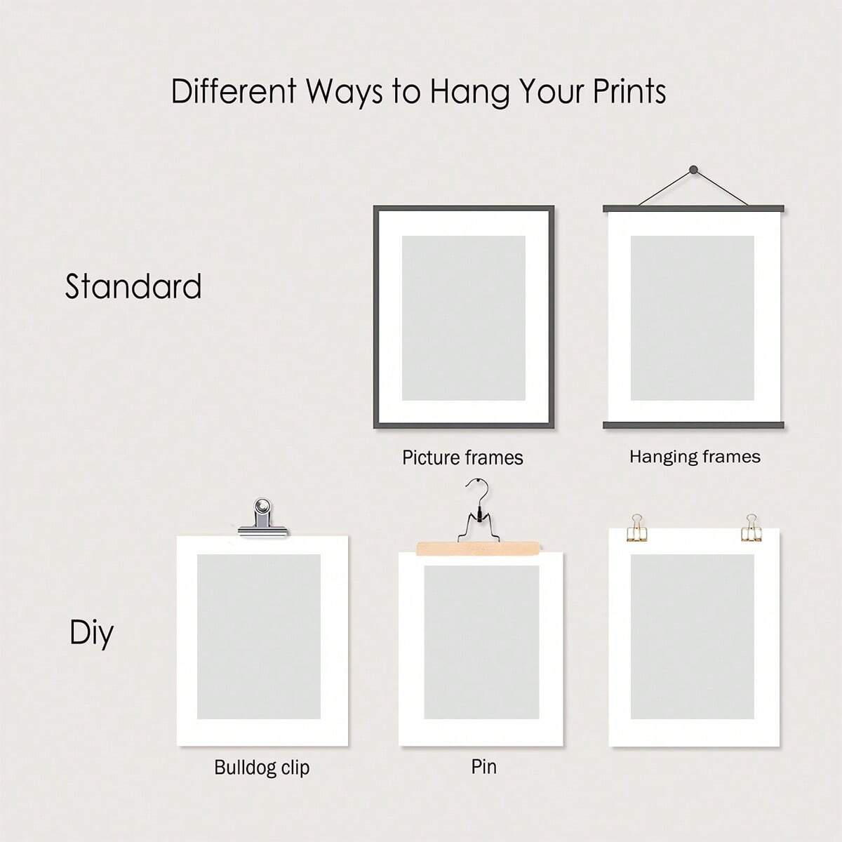 4/5/6pcs Custom Canvas Printin - Home Decor Luxury ulasan dan harga
