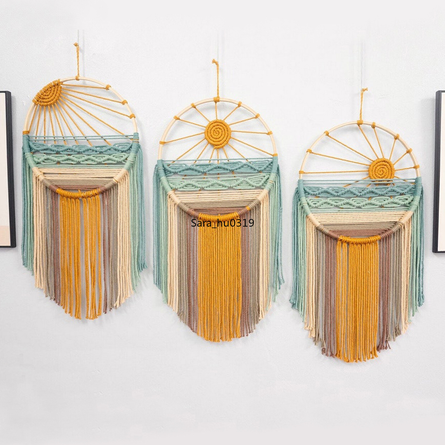 Sun Beach Macrame Wall Hanging - Macrame Wall Hanging ulasan dan harga