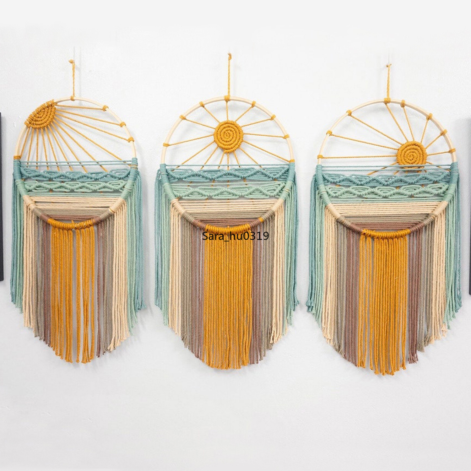 Sun Beach Macrame Wall Hanging - Macrame Wall Hanging ulasan dan harga