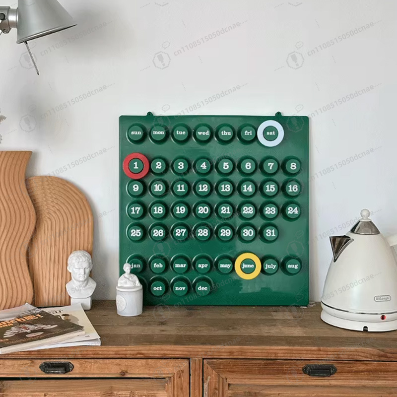 INS Style Retro Flip Calendar  - Vintage Alarm Clock ulasan dan harga