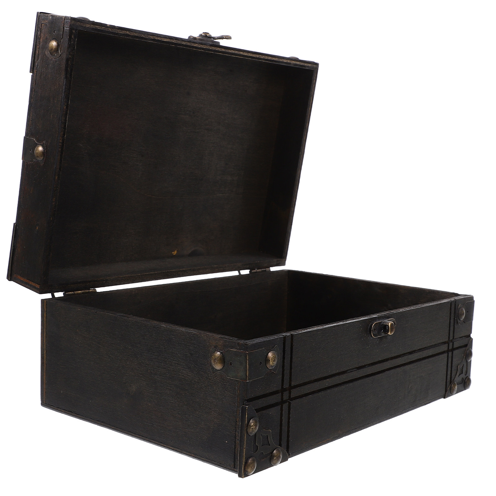 Vintage Wooden Treasure Box Re - Home Decor Organizer ulasan dan harga