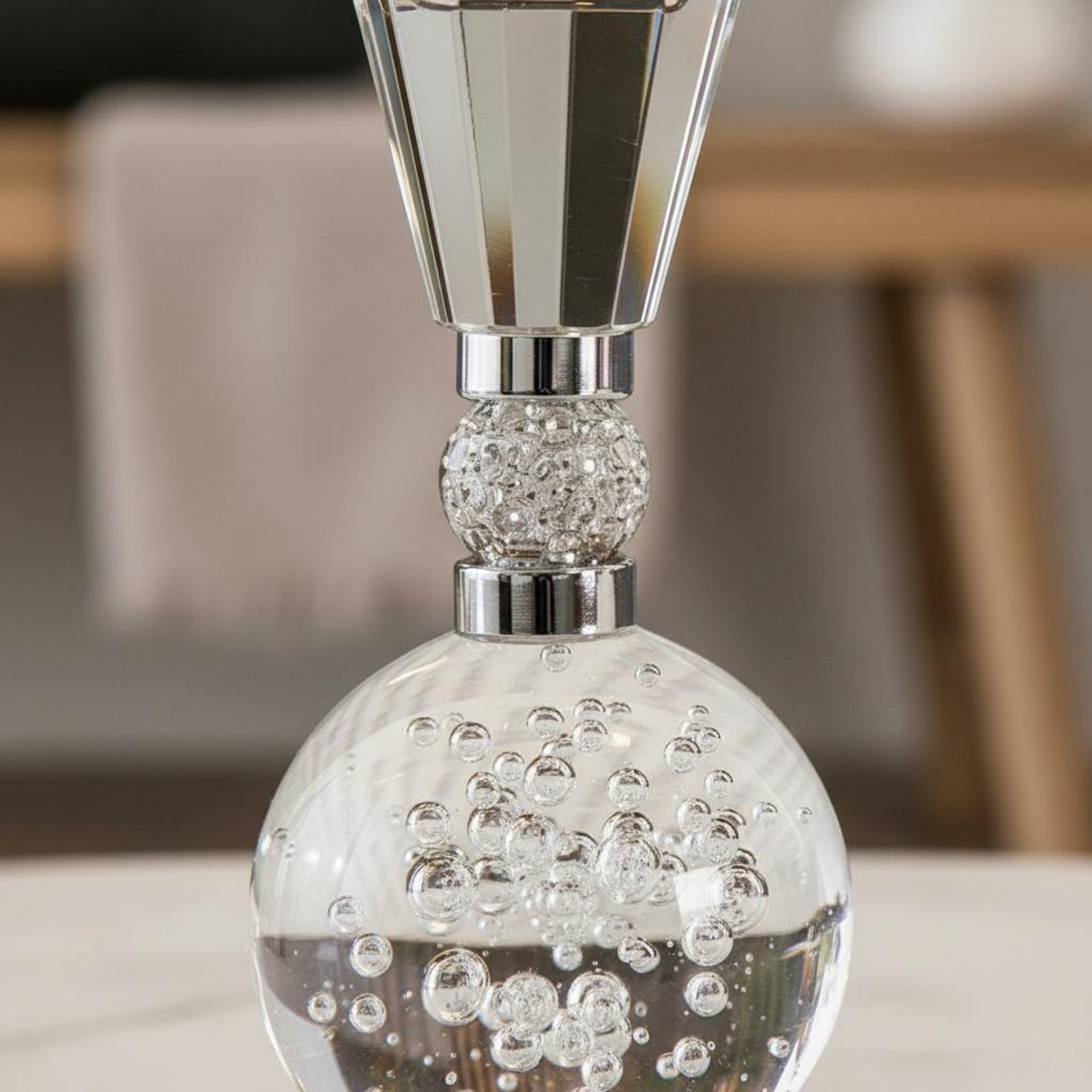 Crystal Candle Holder Bright L - Home Decor Luxury ulasan dan harga