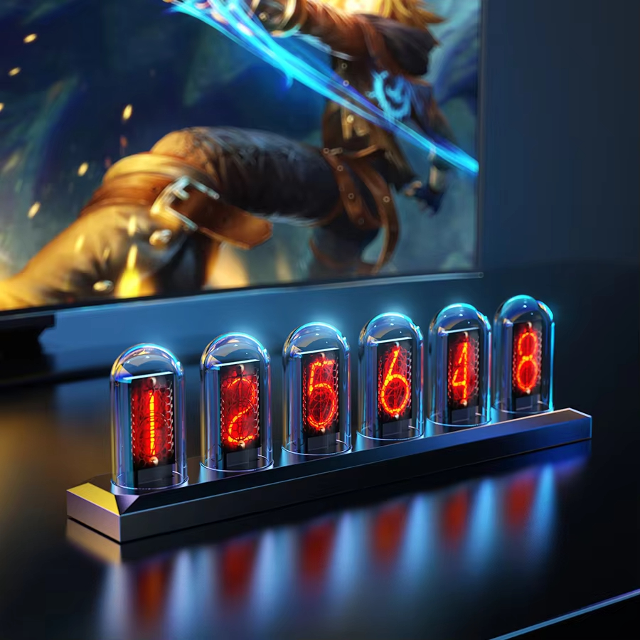 RGB Nixie Tube Clock LED Glows - Home Decor Diy Ideas ulasan dan harga