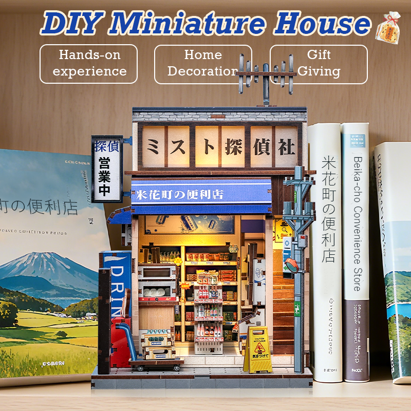 CUTEBEE DIY Book Nook Kit 3D M - Home Decor Diy Ideas ulasan dan harga