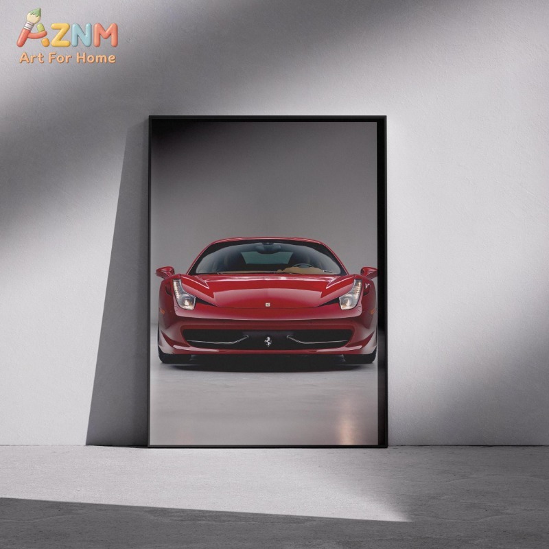 AZNM Ferrari Supercar Collecti - Watercolor Poster Print ulasan dan harga