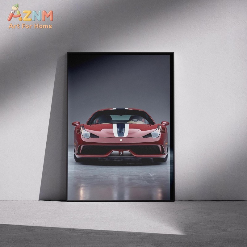AZNM Ferrari Supercar Collecti - Watercolor Poster Print ulasan dan harga