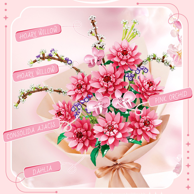 City Bunch of Flowers Building - Home Decor Diy Ideas ulasan dan harga