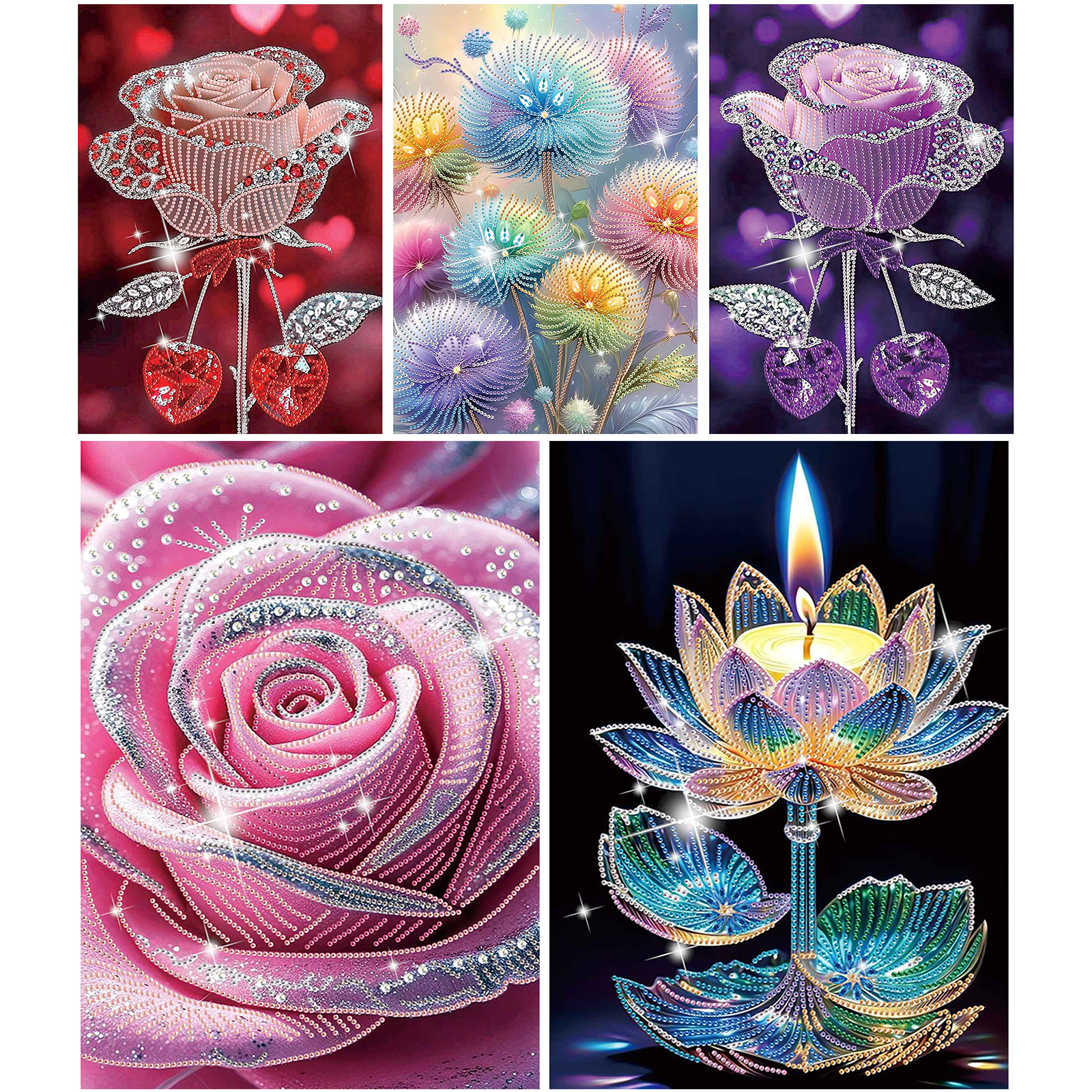 Dreamy Flower Partial DIY 5D S - Home Decor Diy Ideas ulasan dan harga