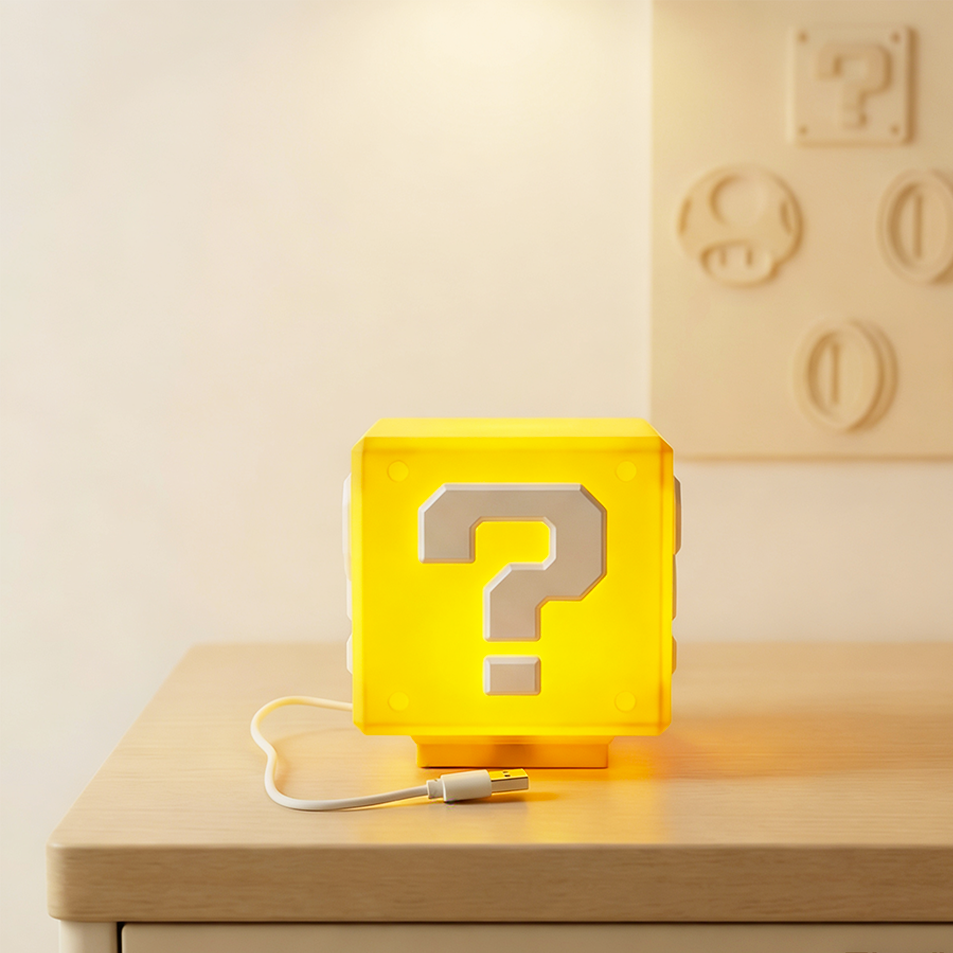 2026Question Block Lamp with S - Home Decor Online ulasan dan harga