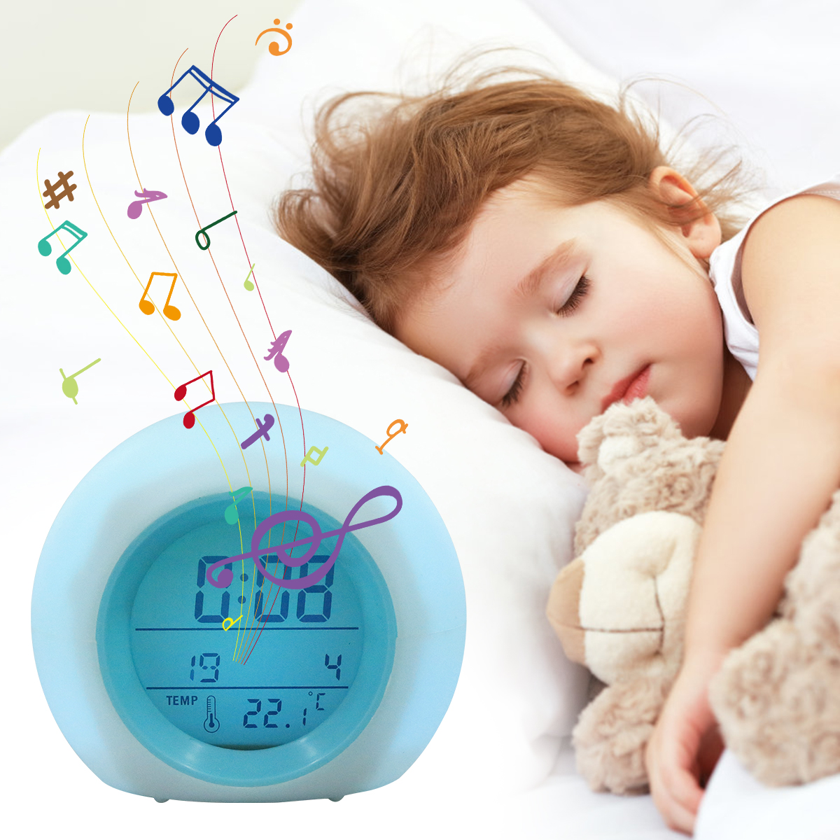 Kids Digital Alarm Clock LED M - Vintage Alarm Clock ulasan dan harga