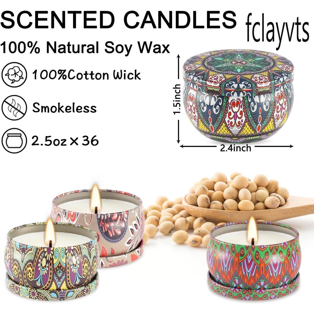 Set o 36 Scented Candles, 2.5  - Scented Candle Set ulasan dan harga