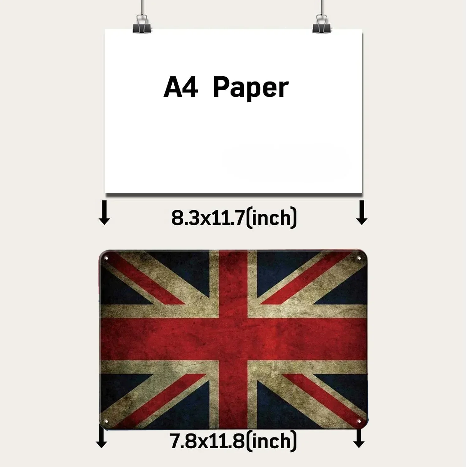 1Pc Vintage 2D Flat Funny Worl - Home Decor Canada ulasan dan harga