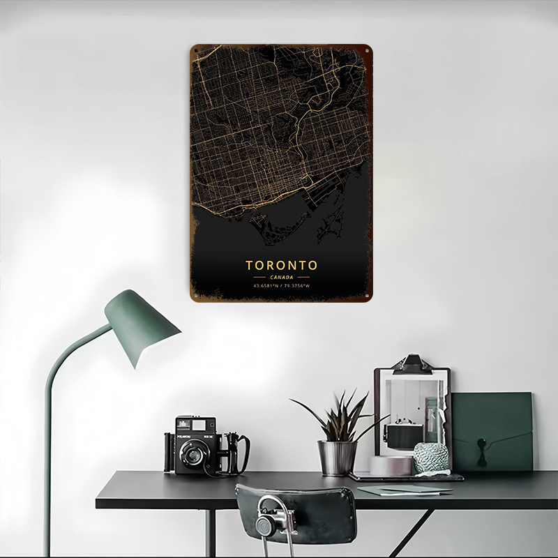 Toronto Canada Printed Poster  - Home Decor Canada ulasan dan harga