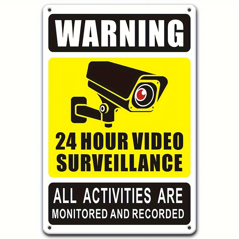 24/7 Video Surveillance Warnin - Home Decor Video ulasan dan harga