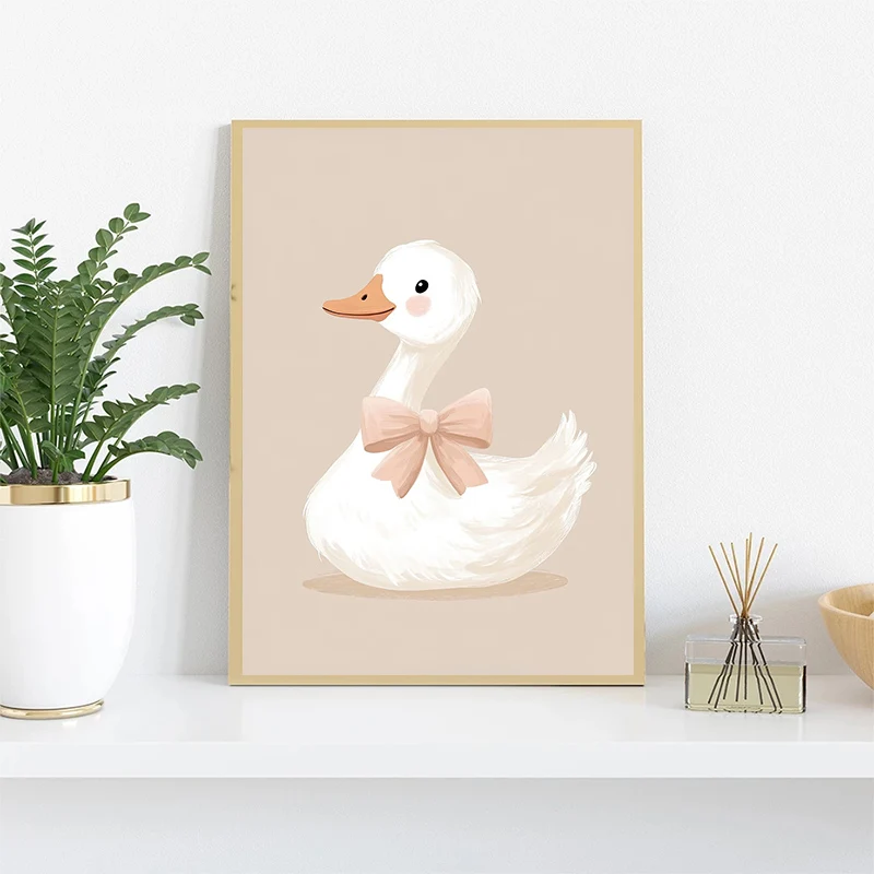Cute Watercolor Unicorn Mermai - Watercolor Poster Print ulasan dan harga