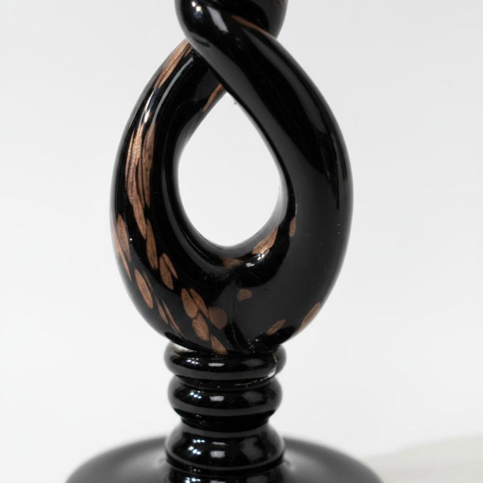 2 Pieces Black Glass Candlesti - Home Decor Luxury ulasan dan harga