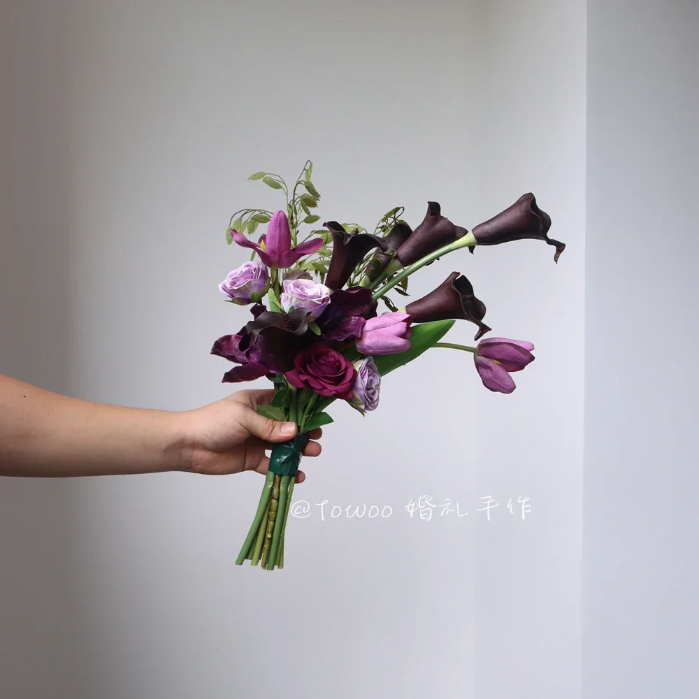 Dark wind retro purple calla l - Home Decor Location ulasan dan harga