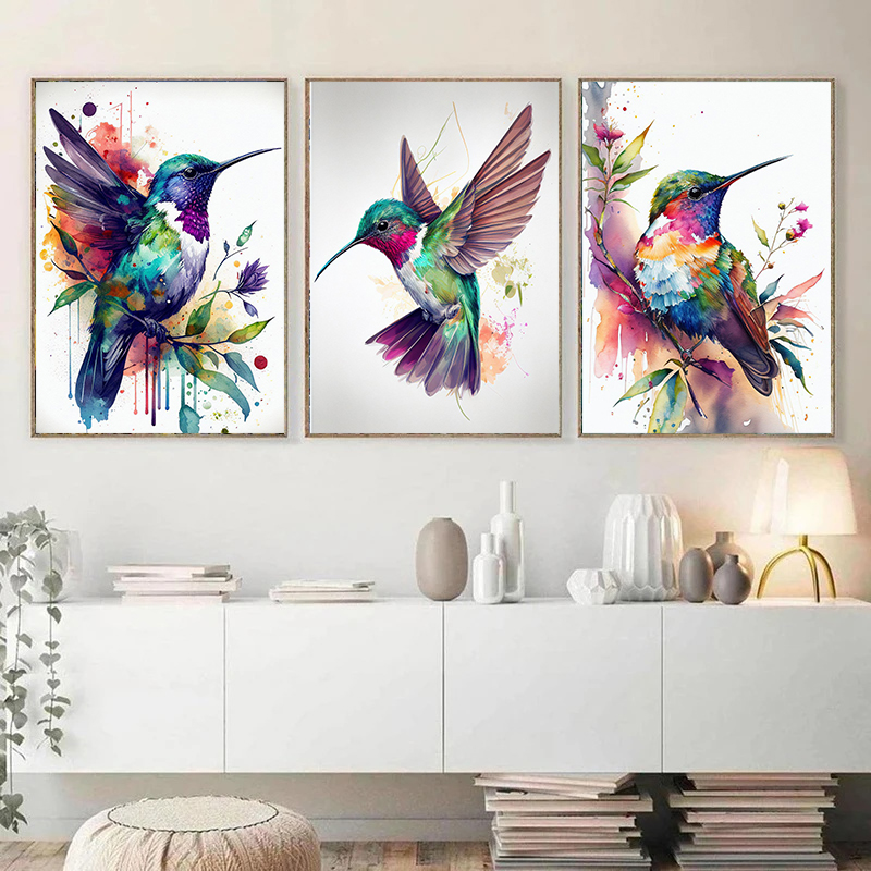 (1pc frameless)Watercolor Colo - Watercolor Poster Print ulasan dan harga