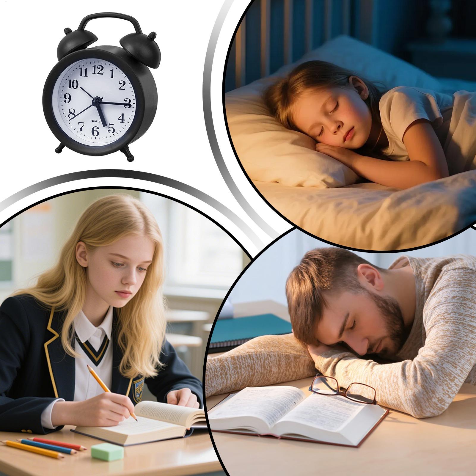 Mini Alarm Clock Small Round T - Vintage Alarm Clock ulasan dan harga