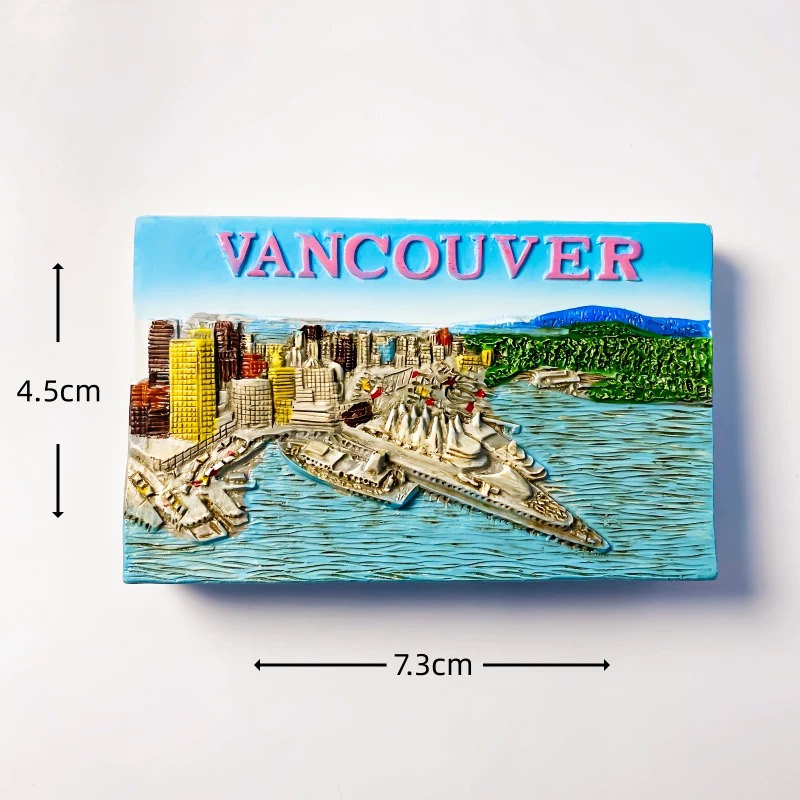 Canada Fridge Magnet 3D Resin  - Home Decor Vancouver ulasan dan harga