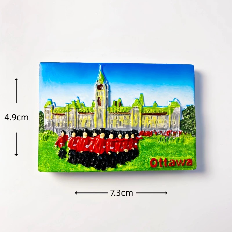 Canada Fridge Magnet 3D Resin  - Home Decor Vancouver ulasan dan harga