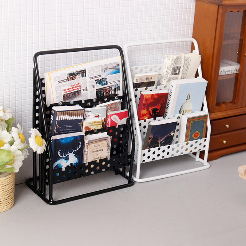 1:12 Dollhouse Iron Storage Ra - Home Decor Organizer ulasan dan harga