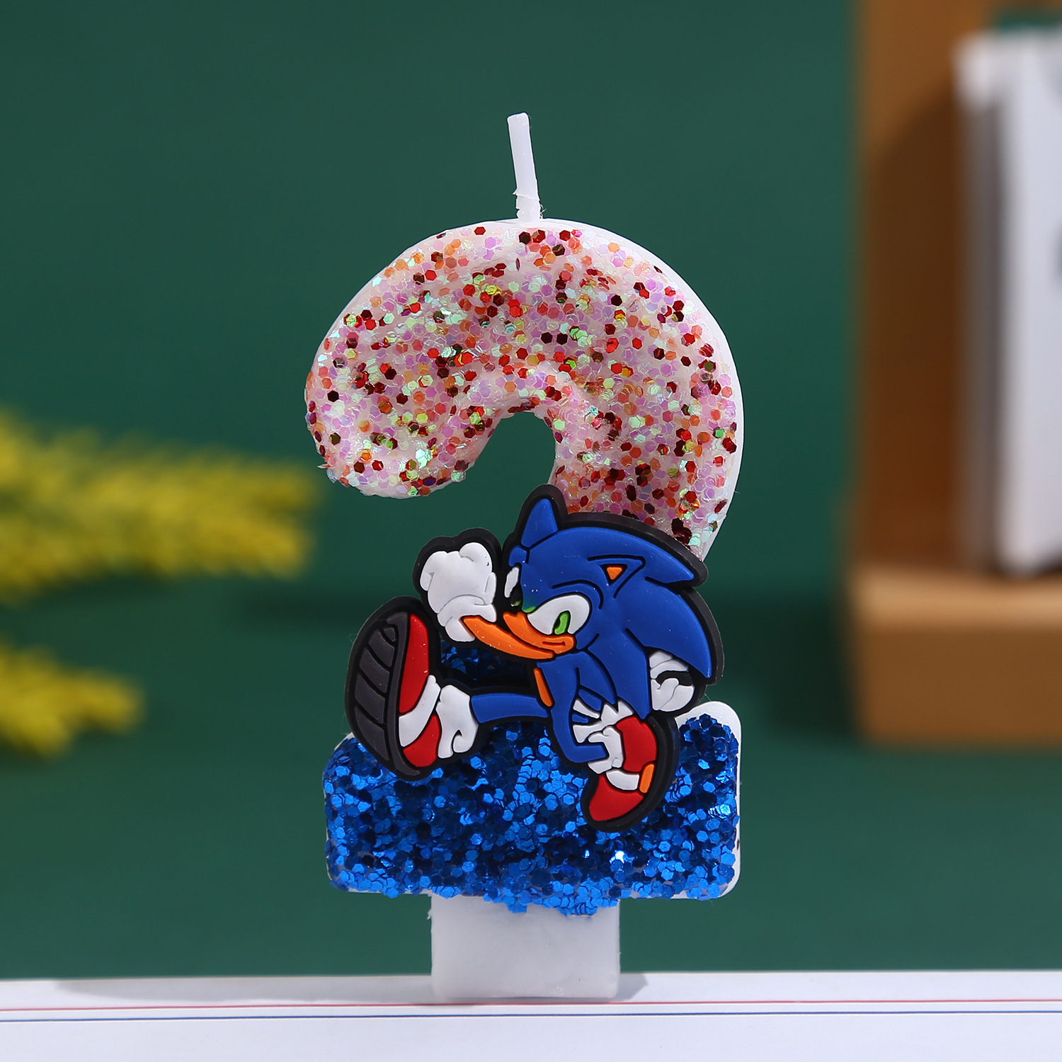 Blue Sonices Candle 0-9 Number - Home Decor Online ulasan dan harga