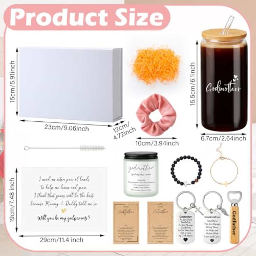 10 Pcs Godparents Proposal Gif - Scented Candle Set ulasan dan harga