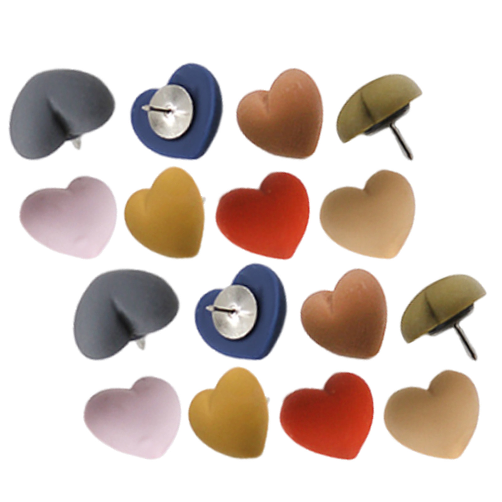 30Pcs Decorative Heart Pushpin - Home Decor Location ulasan dan harga