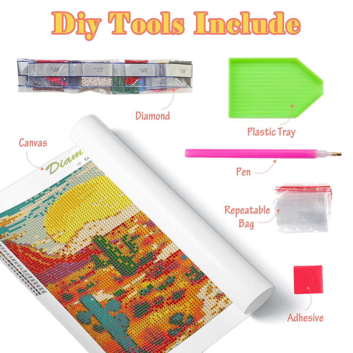 RUOPOTY Dog Diamond Painting H - Home Decor Diy Ideas ulasan dan harga